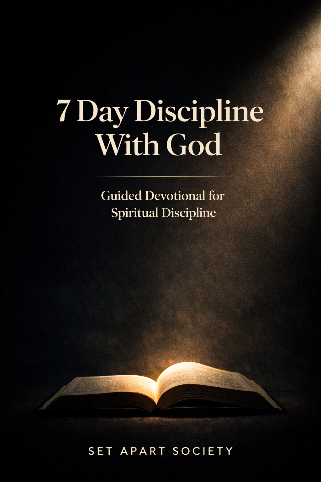 7 Day Discipline With God – Scripture Journal